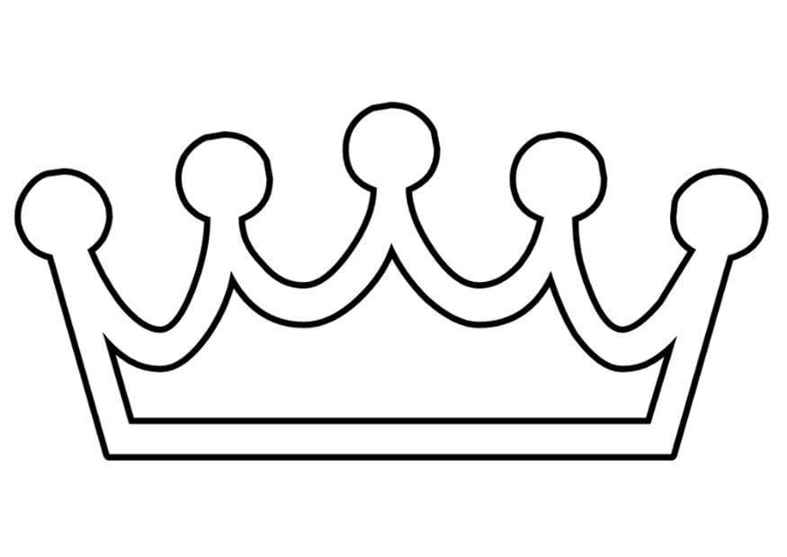 Coloring page crown