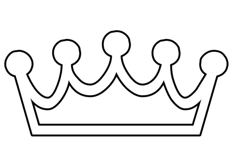 Coloring page crown