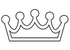 Coloring pages crown