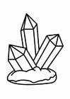 Coloring pages crystal