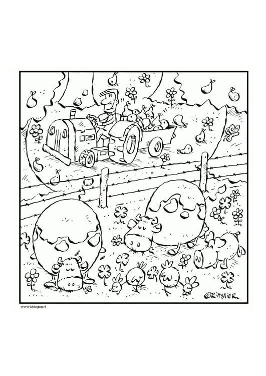 Coloring page cultivation