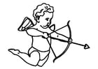Coloring pages Cupid
