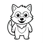 cute Halloween werewolf