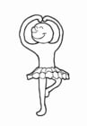Coloring page Dance