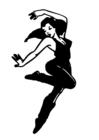 Coloring pages dancing girl