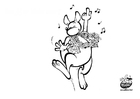 Coloring pages dancing