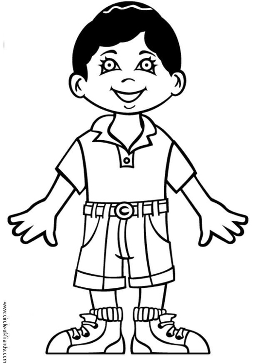 Coloring page David