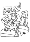 Coloring pages dentist