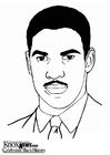 Coloring page Denzel Washington