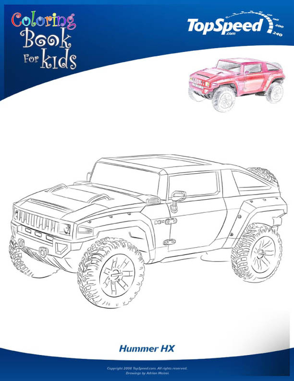 Coloring page Detroit Auto Show-4