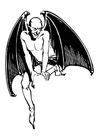 Coloring pages Devil