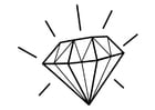 Coloring pages diamond