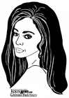 Coloring pages Diana Ross