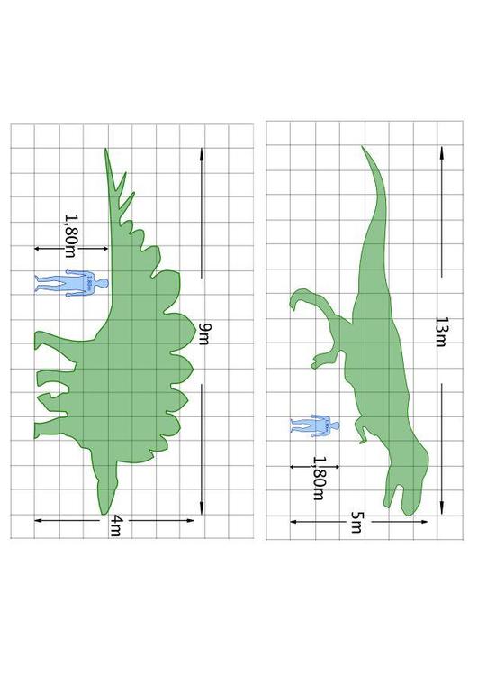 dinosaur dimensions