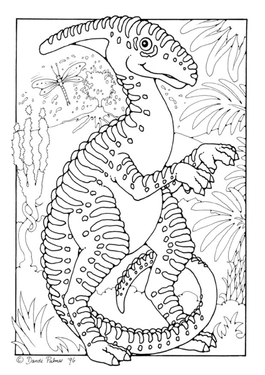 Coloring page dinosaur