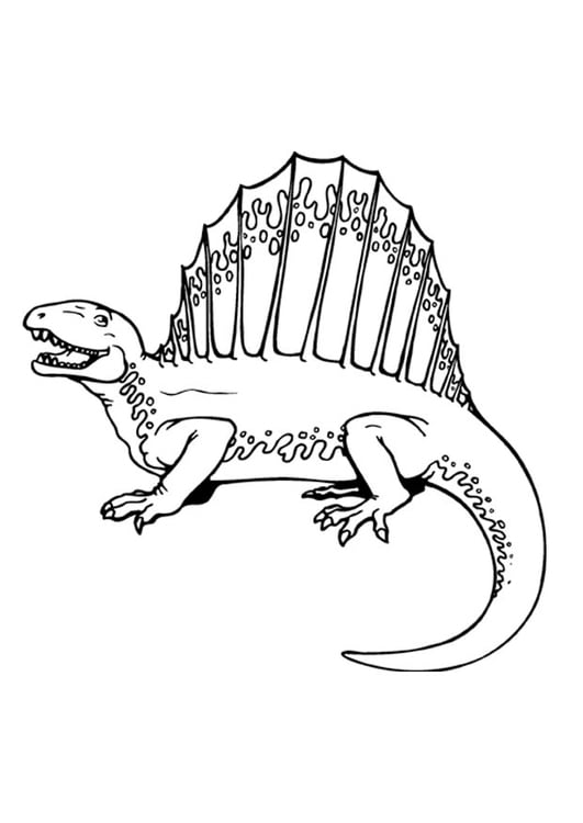 Coloring page dinosaur