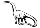 Coloring page dinosaur