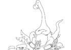 Coloring page dinosaur