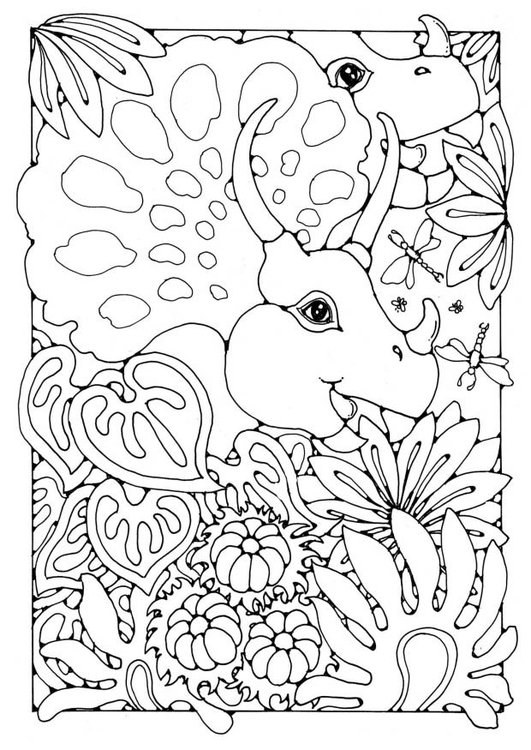 Coloring page Dinosaurs