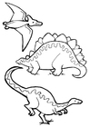 Coloring page dinosaurs