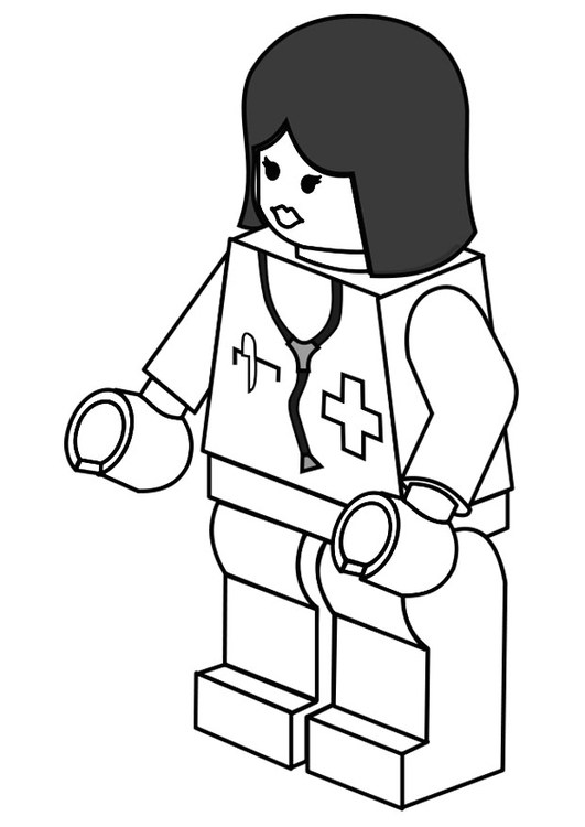 Coloring page doctor