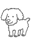 Coloring page dog