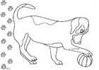 Coloring pages dog