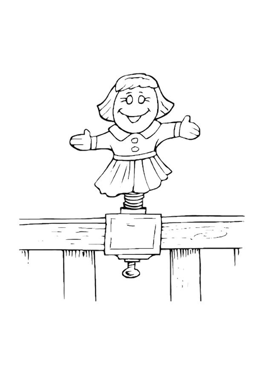Coloring page dol