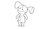Coloring pages doll