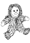 Coloring pages doll