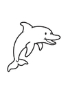 Coloring pages Dolphin