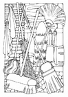 Coloring pages Domestic items