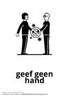 coloring-page don't shake hands