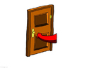 Image door closed - energy saving