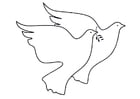 Coloring pages doves