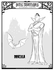 Coloring page Dracula