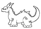 Coloring pages dragon