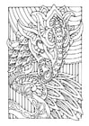 Coloring pages dragon