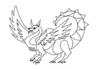 Coloring pages dragon