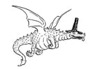 Coloring pages dragon