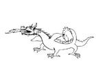 Coloring pages dragon