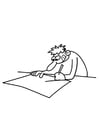 Coloring pages draughtsman
