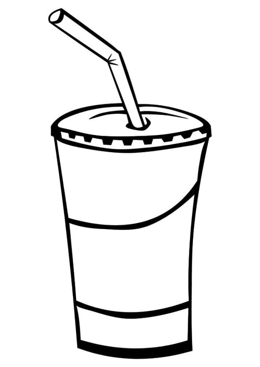 Coloring page drink