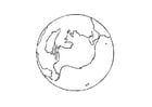 Coloring pages earth