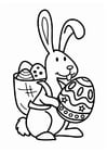 Coloring pages Easter bunny