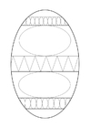 Coloring pages easter egg