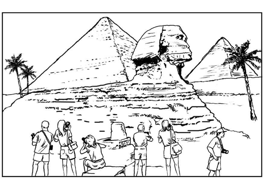 Coloring Page Egypte - free printable coloring pages - Img 7523