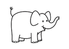 Coloring pages Elephant