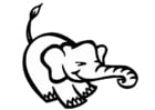 Coloring pages elephant