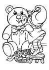 Coloring pages Elf at work